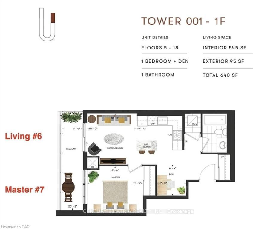Unit 907 - 5 Wellington Street S, Kitchener 3